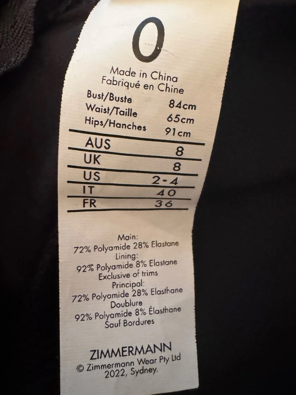 Zimmermann Black Ruffle-Trim One-Piece Swimsuit - Picture 4 of 5